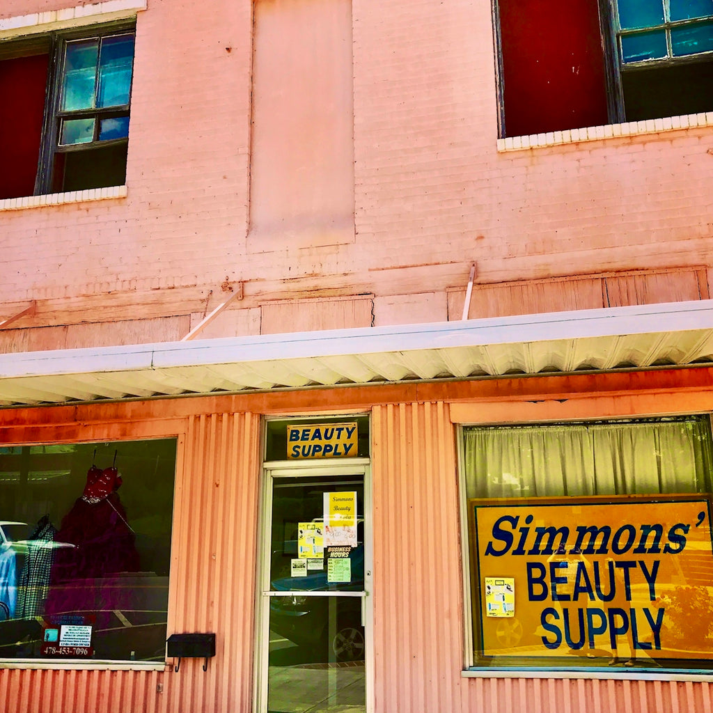 Simmons' beauty supply store facade