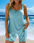 Swim Shorts Two Piece Body Covering Printed Boxer