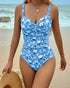 One Piece Printed Tankini