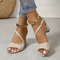 Victoria | Stylish Summer Block Heel Sandals