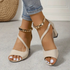 Victoria | Stylish Summer Block Heel Sandals