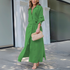 Jeanette™ | Elegant Maxi Dress with V-Neck