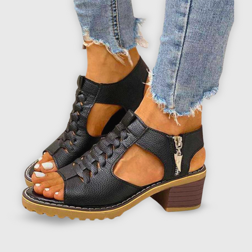 Natalie | Stylish Summer Chunky Heel Sandals