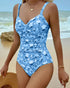 One Piece Printed Tankini