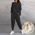 Mode Leisure Long Sleeve with Round Neck & Pants 2-Piece Set