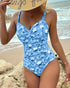 One Piece Printed Tankini