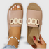Jennifer | Stylish Chain Slip-Ons