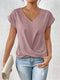Kathrina | V-Hals Twist Front Top