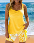 Swim Shorts Two Piece Body Covering Printed Boxer
