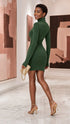 Courtney | Sleek Ribbed Turtleneck Dress