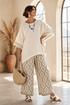 Alverra | Sophisticated Top & Casual Pants Set