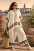 Harlowe | Elegant Black-Striped Linen Top & Flowing Pants