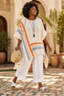 Caevan | Sophisticated Asymmetrical Blouse & Wide-Leg Linen Pants