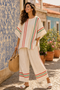 Truvane | Comfortable Boho Print Blouse & Loose-Fit Pants