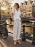 Dagny | Stylish Summer Striped Pants