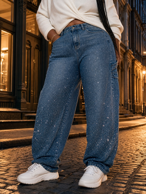 Denim Balloon Carpenter Jeans