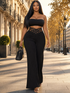 Emma | High Waist Crisscross Trousers