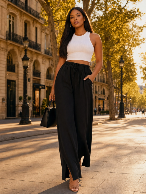 Liam | Wide-Leg Summer Trousers