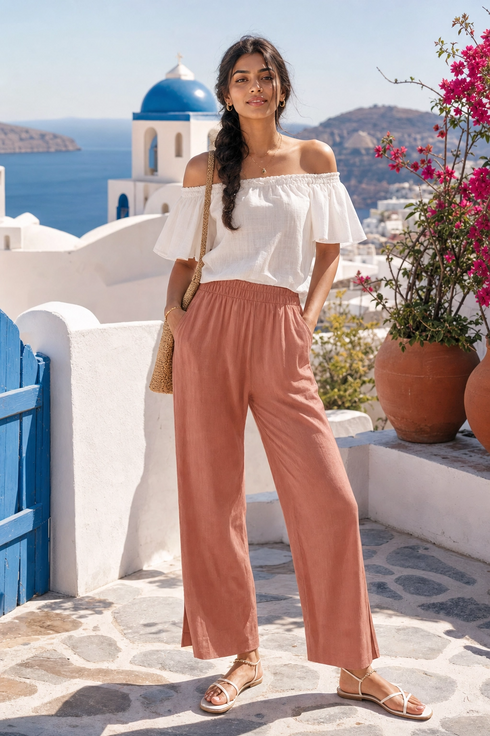 Tina - Relaxed Linen Pants