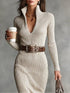 Diane - Knitted Midi Dress