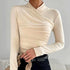 Caroline | Classic Cross-Neck Top
