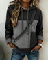 Elegant Color Block Hoodie