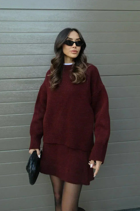 NEVA™ - 2-piece set (Sweater + Skirt)