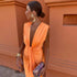 Monica | Chic Draped Evening Maxi Dress