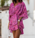 Bianca | Stylish Floral Casual Mini Dress