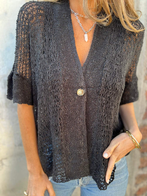 Diana | Stylish Open-Front Knit Cardigan