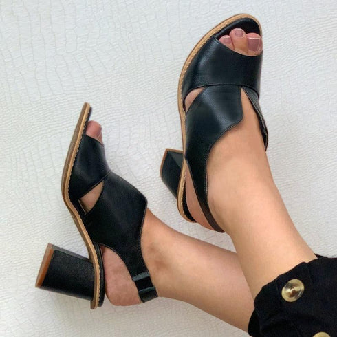 Nicole | Stylish Summer Mid-Heel Sandals